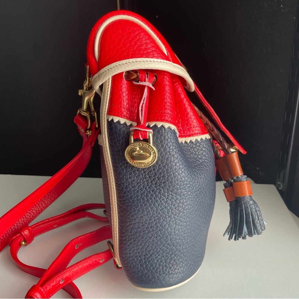 Dooney and Bourke Leather Teton mini Backpack awl multi color - Picture 6 of 16